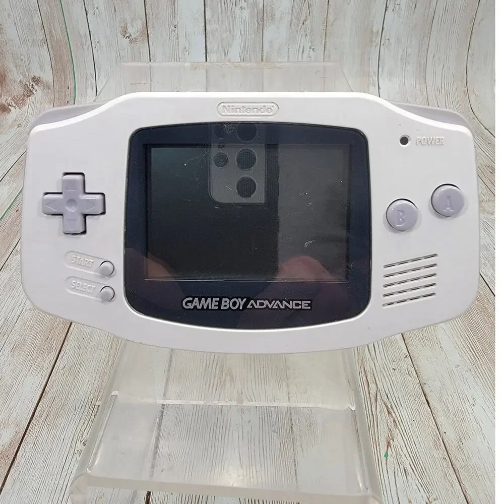 Genuine Nintendo Game Boy Advance GBA Console AGB-001 White Tested and Working!